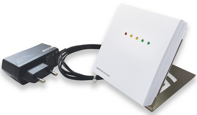 CO2-sensor met stoplicht, standaard en trafo CO2-sensor met stoplicht, standaard en trafo